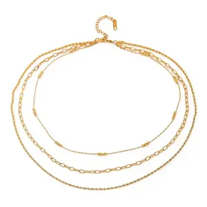 Beaded Layering Necklace Water Resistant
