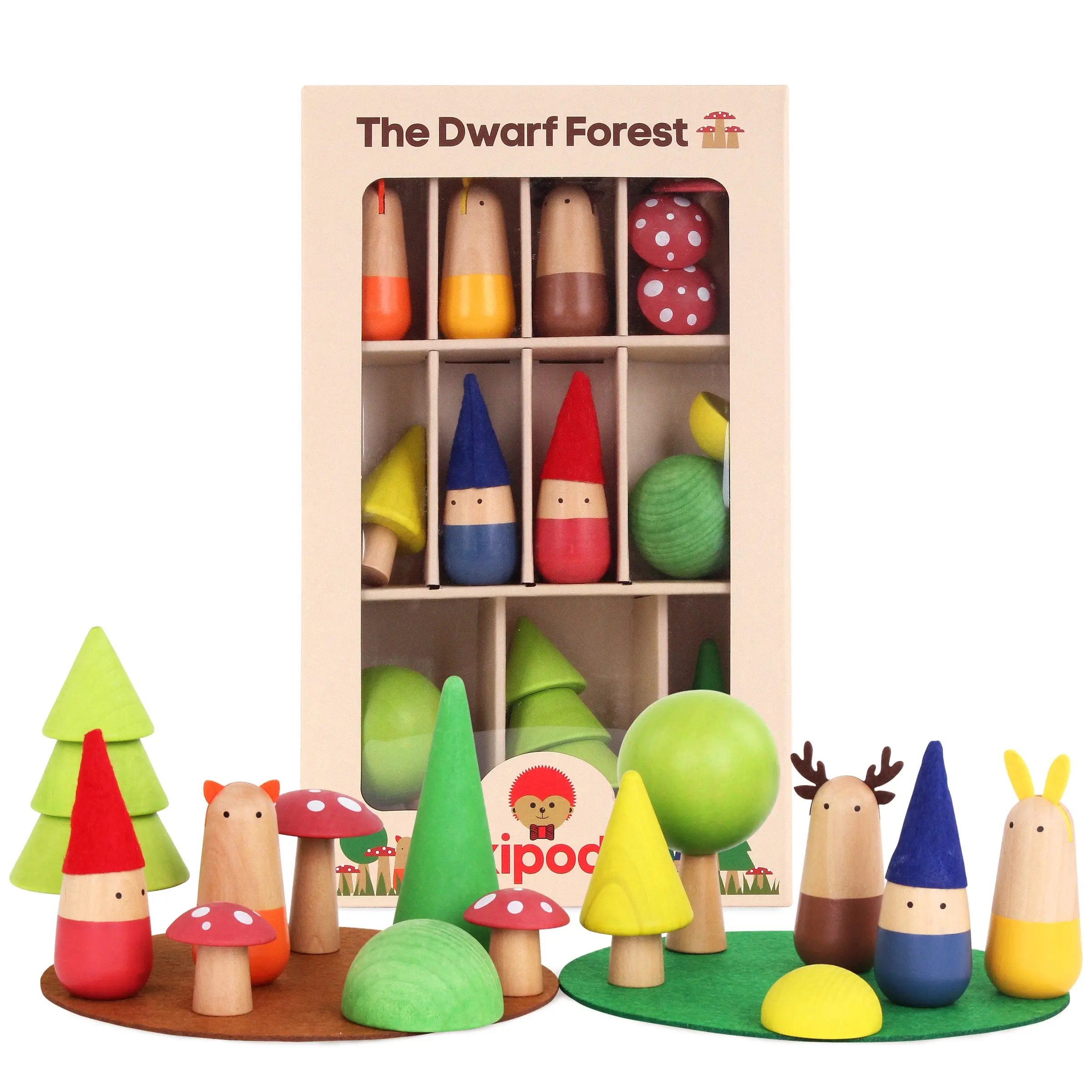 Dwarf Forest Miniature Toy Figure Set, Classic Novelty Toy for Fantasy Play Enthusiasts