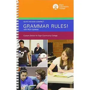 USED-Quick Access Compact Grammar Rules!: With MLA Updates (Unknown)