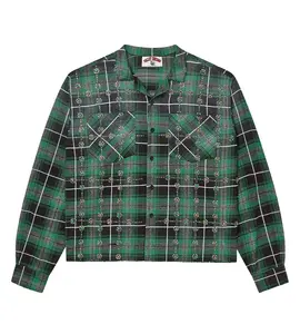 Vale Forever Grinch Gems Flannel Green