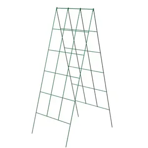 A FRAME LIGHT GREEN TRELLIS