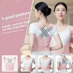 New Sports Orthotics Posture Correction Students Adult Men and Women Invisible Back Correction Shoulder Opening Artifact Hunchback Belt Support Tool