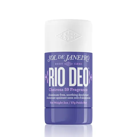Sol de Janeiro Rio Deo Aluminum-Free Luxury Women's Scented Deodorant - Cheirosa 59 Woody Gourmand (Vanilla Orchid, Sheer Sandalwood), 2oz Body Care Cosmetic, Low Tox, Soothing, Baking Soda-Free, Naturally Sourced, Daily Body Odor Control Essential