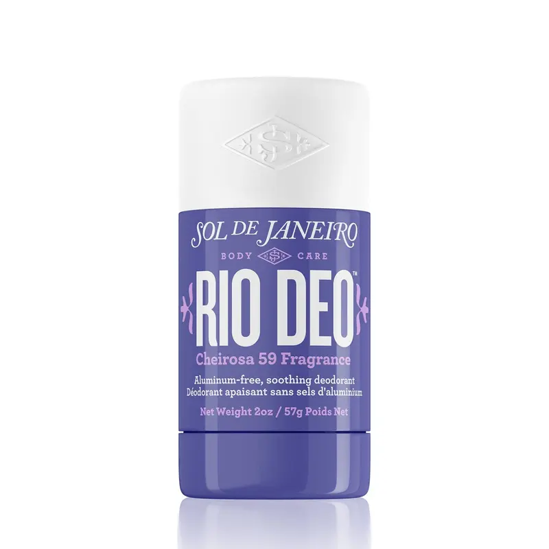 Sol de Janeiro Rio Deo Aluminum-Free Luxury Women's Scented Deodorant - Cheirosa 59 Woody Gourmand (Vanilla Orchid, Sheer Sandalwood), 2oz Body Care Cosmetic, Low Tox, Soothing, Baking Soda-Free, Naturally Sourced, Daily Body Odor Control Essential