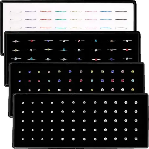 Hypoallergenic Stainless Steel Nose Piercing Jewelry Set - Piercing Studs, Hoops, Body Jewelry for Women and Men, Straight/L-Shape/Screw Shaped Designs, 1.5-2.5mm Rhinestone Options, Septum Piercing Jewelry, Dainty Body Jewelry