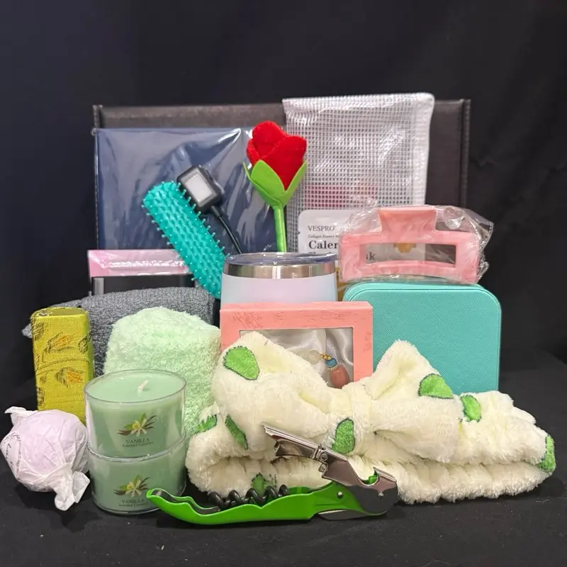 Her Box Gift "The OG" - Perfect Gift for Women with Bookish Items & Beauty Products Like Pencils Pens Journals Facemasks Hair Clips Lotion