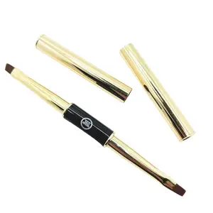 Dual Head Nail Art Brush - Flat Brush / Angle Brush