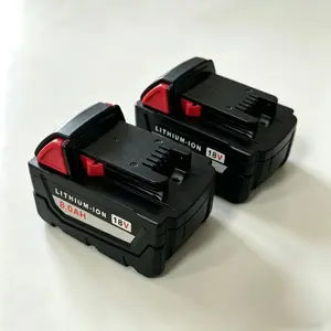 2pack Compatible with M18 Lithium Replacement Battery Pack series Milwaukee tools, models , High-capacity battery, including garden tools, construction tools, and power tools. Lithium-ion battery pack.