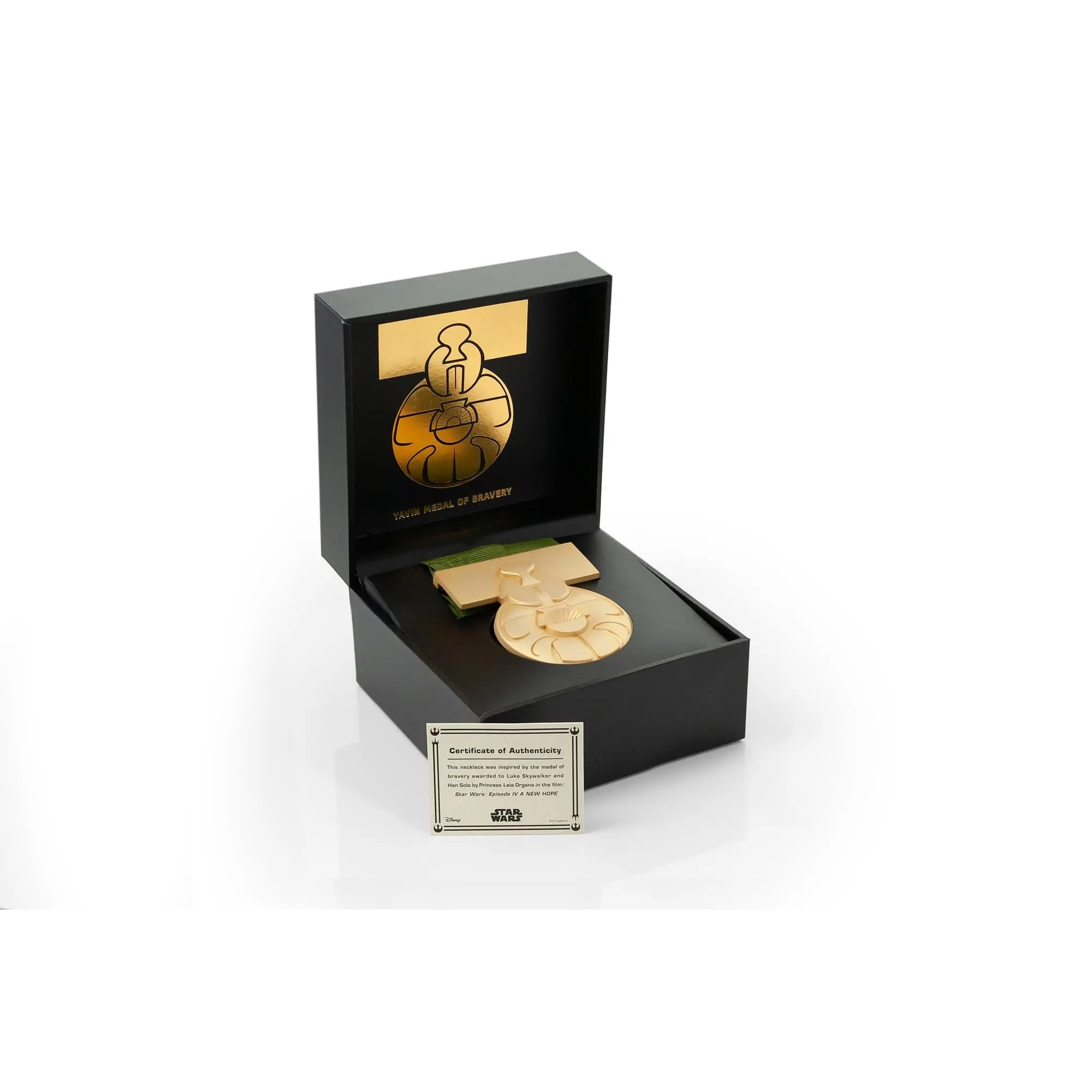 Star Wars Medal of Yavin Gold Plated 1:1 Scale Licensed Prop Replica