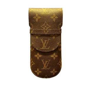 Pre-owned Louis Vuitton Canvas Small Leather Goods Monogram Eyeglass Case