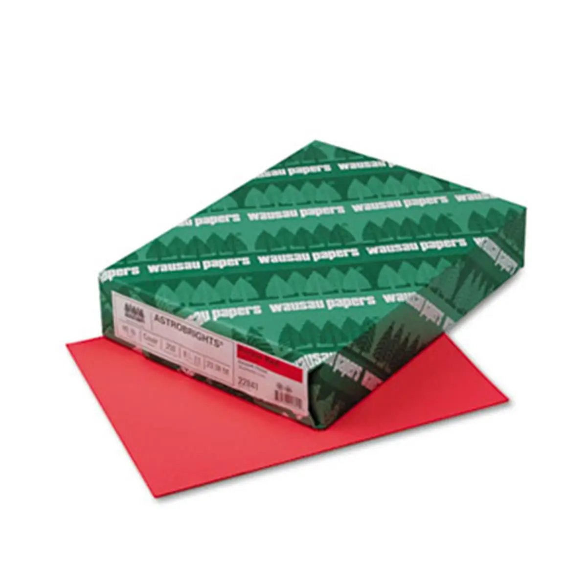212 MAIN Rocket Red 65lb Cardstock Paper - 8.5x11 in, 250 Sheets, Acid- and Lignin-Free Managed Forest Wood, Laser/Inkjet Compatible, Durable and Heavyweight for Scrapbooking, Menus