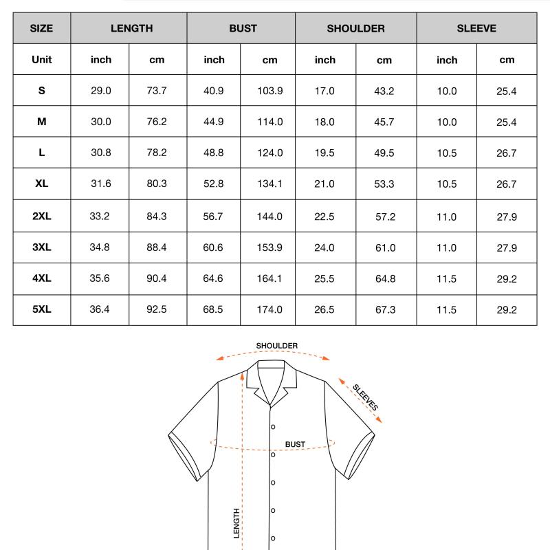 Mysterious Neon Music Note Guitar Hawaiian Shirt S-5XL