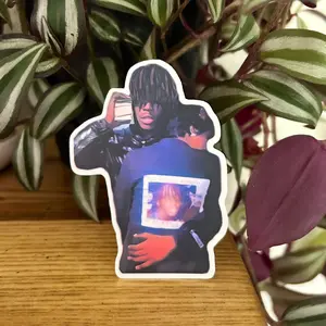 Chief Keef Listening to the Money Vinyl Meme Sticker Waterproof