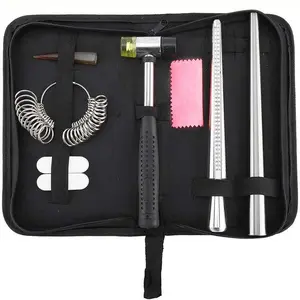 Ring Measurement Repair Tool Kit, Ring Sizer Finger Circle Size Measuring Tool, Jewelry Shaping Repair Set, Essential Accessories