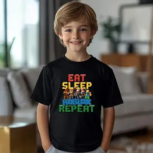 Eat Sleep Roblox Repeat T-shirt, Roblox Boy T-shirt, Roblox Youth Tee, Roblox Birthday Gift, Roblox Lover T-shirt, Roblox Birthday T-shirt