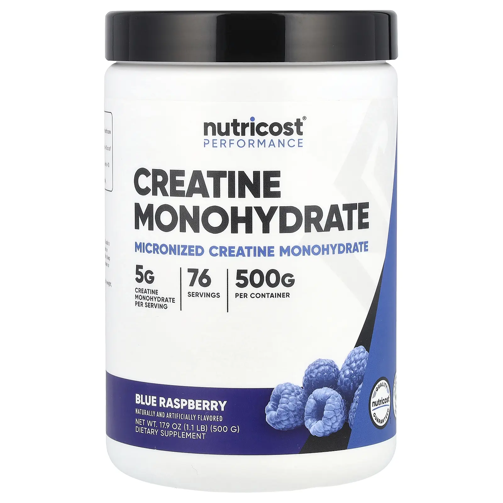 Nutricost Performance, Creatine Monohydrate, Blue Raspberry, 17.9 oz (500 g)