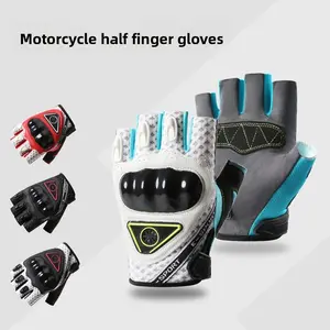 Tactical all-finger gloves, half gloves - soft to protect the knuckles, touch screen non-slip and breathable, suitable for outdoor sports, motorcycle riding, training, hunting, unisex work gloves, Father's Day gifts