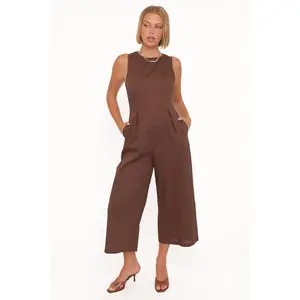 Ester Jumpsuit - Chocolate