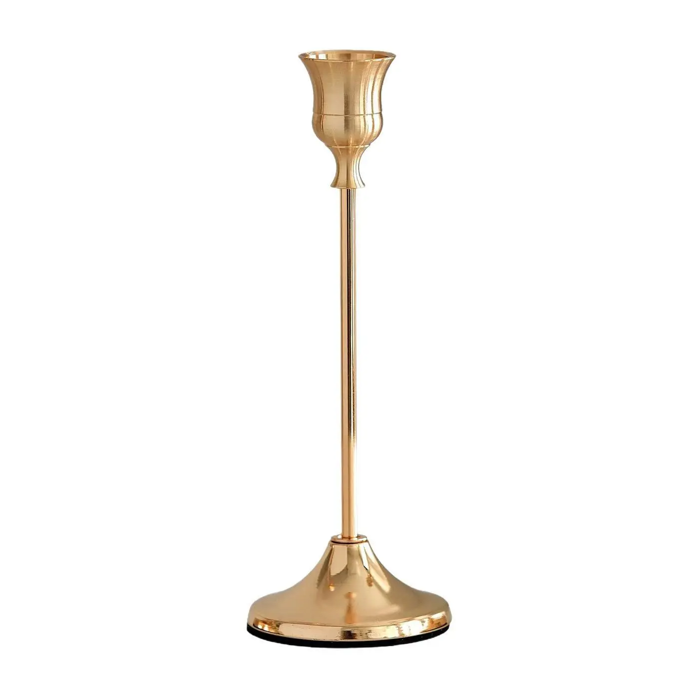 Candle Holder Stand, Tapered Candle Holder for Candle Stands, Vintage Candle Holders in Gold, Silver, and Black, Fireplace Candle Holders, Party Anniversary Wedding Dinner Table Home Decor 3-Piece Set, Wedding Candle Holder Decor wick