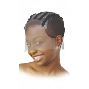 Donna U-Part Capless Center Front Lace Wig Cap for Women with Hair Bonnet