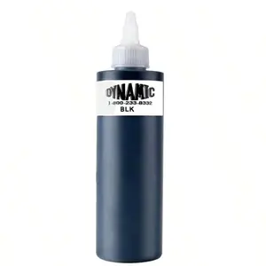 Professional Tattoo Ink 8 Oz (240 Ml) Generous Volume for Beginners Silicone Leather Practice Pigment Liquid Non-Toxic Makeup Studio