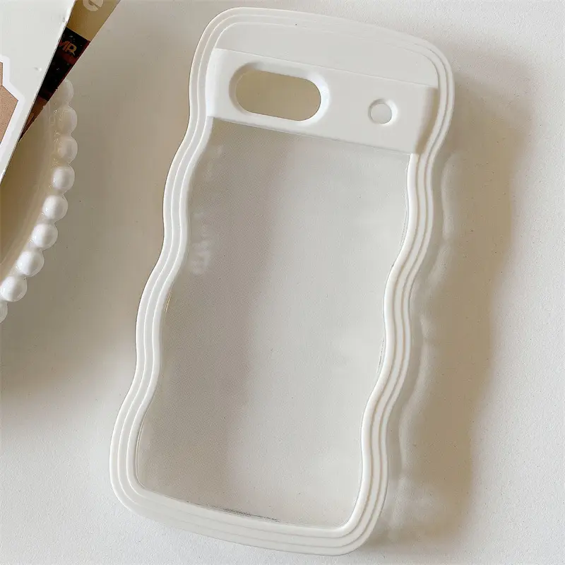Wave 2-in-1 Shockproof Protective TPU Shell Phone Case Protector | Compatible with Google Pixel 10/10 Pro/9 Pro/9A/7A/8A | New Clear Case Cover Accessories Casing