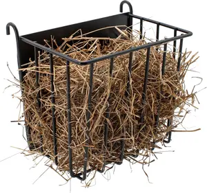 Guinea Pig Hay Feeder，Rabbit Hay Feeder with Heavy-Duty Metal Frame Hay Holder，for Bunny, Guinea Pigs,Chinchillas-6.9x4.7x6.6 inch