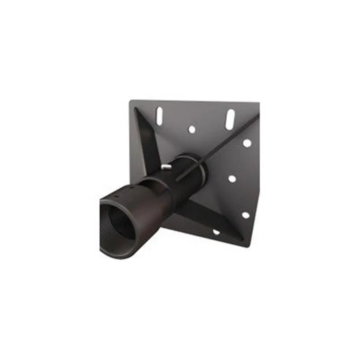 Crimson CA8XD Steel Ceiling Mount Adapter, 5 Extra Heavy Duty 8x8 in, 1.5 in NPT Thread, 600 Lbs Capacity, Side Load Stabilization, Scratch Resistant Epoxy Powder Coat, Cord Management, Construction Use, 9x9x6 in, 5.1 Lbs, Fits All Ceiling Extensions, Mou