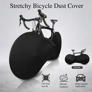 Bike Sock High-Stretch Indoor Bike Cover, Anti Dust Waterproof Protector, Universal for Mountain Road MTB Bikes, Saves Floors From Dirt