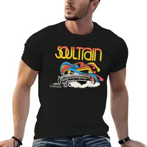 Retro Soul Train Iconic Train Graphic T-Shirt Vintage 70s Soul Music Fan Apparel for Nostalgic Style & Music Lovers