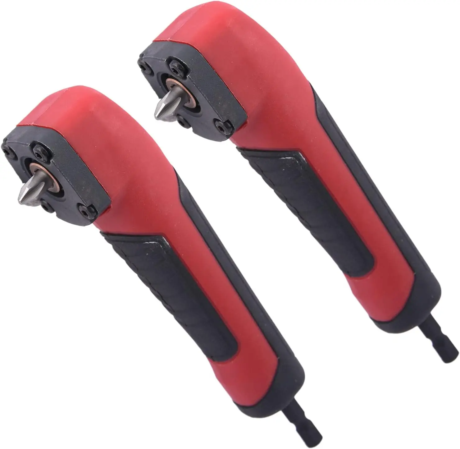 2PCS Right Angle Attachment Electric Screwdriver Repair 90 Degree Corner Device Screwdriver Socket Adapter Drill Bit Corner Adapter