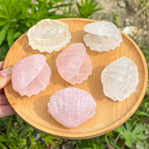 【Higher Crystal】1count"Handmade crystal Seashell Ornaments - Unique Decor with Coastal Charm"