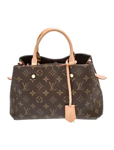 Pre-owned Louis Vuitton PVC Shoulder Bags Monogram Montaigne BB 4000022284286