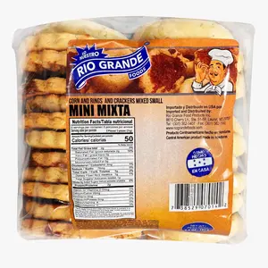 Rio Grande Foods Mini Mixta - Producto de Honduras Corn and Rings and Crackers Mixed Small 6.5 oz Gluten Free Healthy Snack Box
