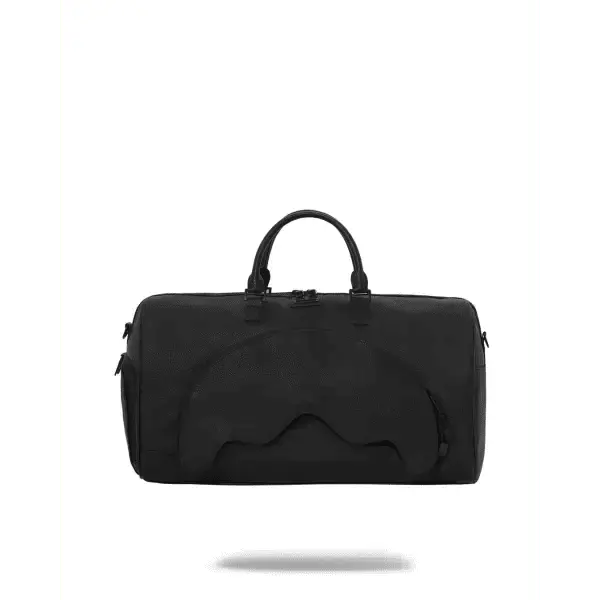 Sprayground black shark pocket dufflebag