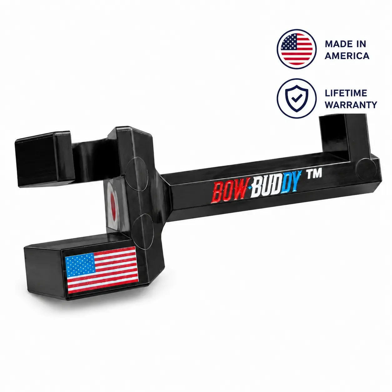 Bow Buddy PRO – Twist-On Bow and Gear Hanger for Trucks & SUVs | No-Tool Install | Universal Fit w/ Spacer | Secure Headrest Mount
