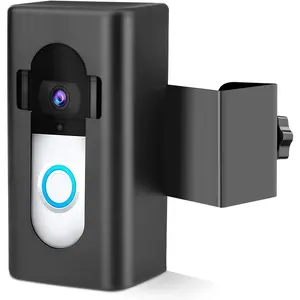 Renter Friendly Anti  Video Doorbell Mount No Drill,Door Bell Bracket Accessories for Apatment Door Compatible with Ring/Blink Camera  Doorbell Case,Not for  Door