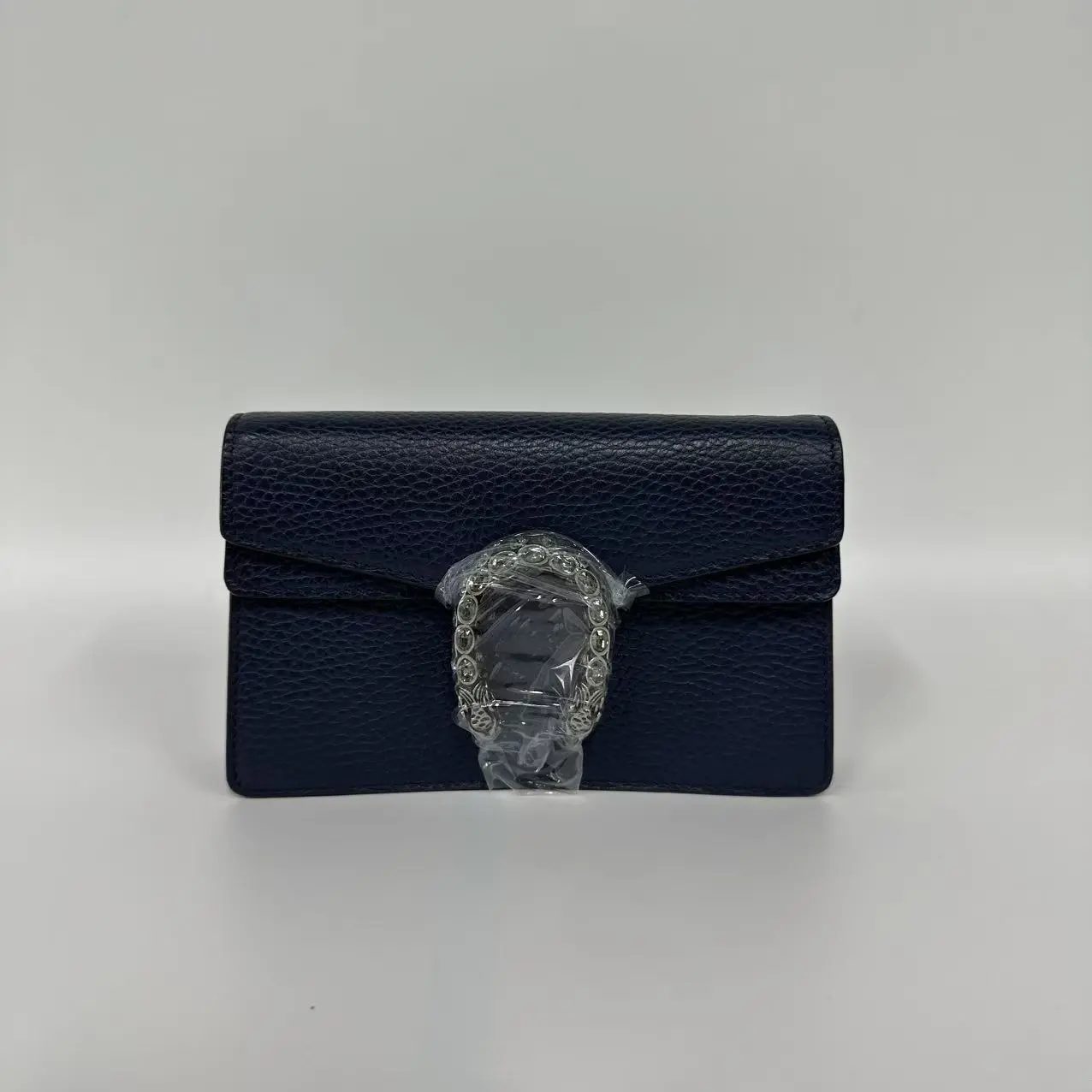 Pre-owned GUCCI Italy Clutches & Wristlets Dionysus Mini Blue (SZ 61481 )