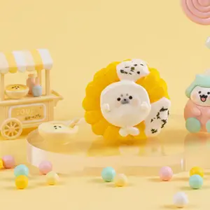 Handmake Cute Seal Shaped Corn Animal Taba Squishy Food Grade Silicone Stress Relief Squeeze Toy Desk Fidget toy  Gift ideal