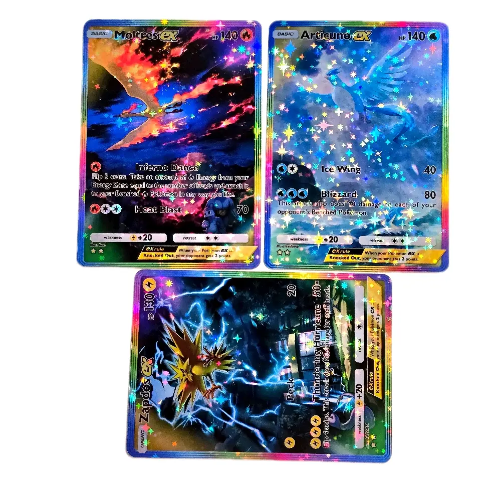 articuno zapdos moltres pokemon card Pokemon - Moltres, Zapdos & Articuno GX - SM210