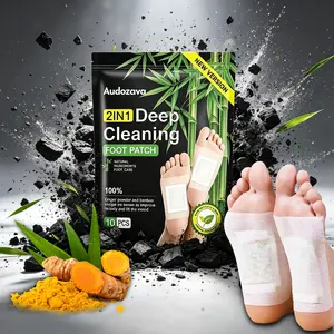 Natural Ginger Detox Foot Pads, Foot Detox Patches for Toxin Removal, Stress Relief & Better Sleep, Deep Cleansing Foot Pads with Bamboo Vinegar & Ginger for Foot Care Alternative Therapeutic mothersdaygift
