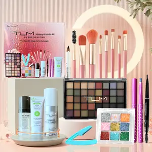 TLM 18-Piece Makeup Kit Face Makeup Set - Beginner-Friendly Foundation, & Brush Combo - Complete Face Makeup Kit for Flawless Perfect Gift for Girls