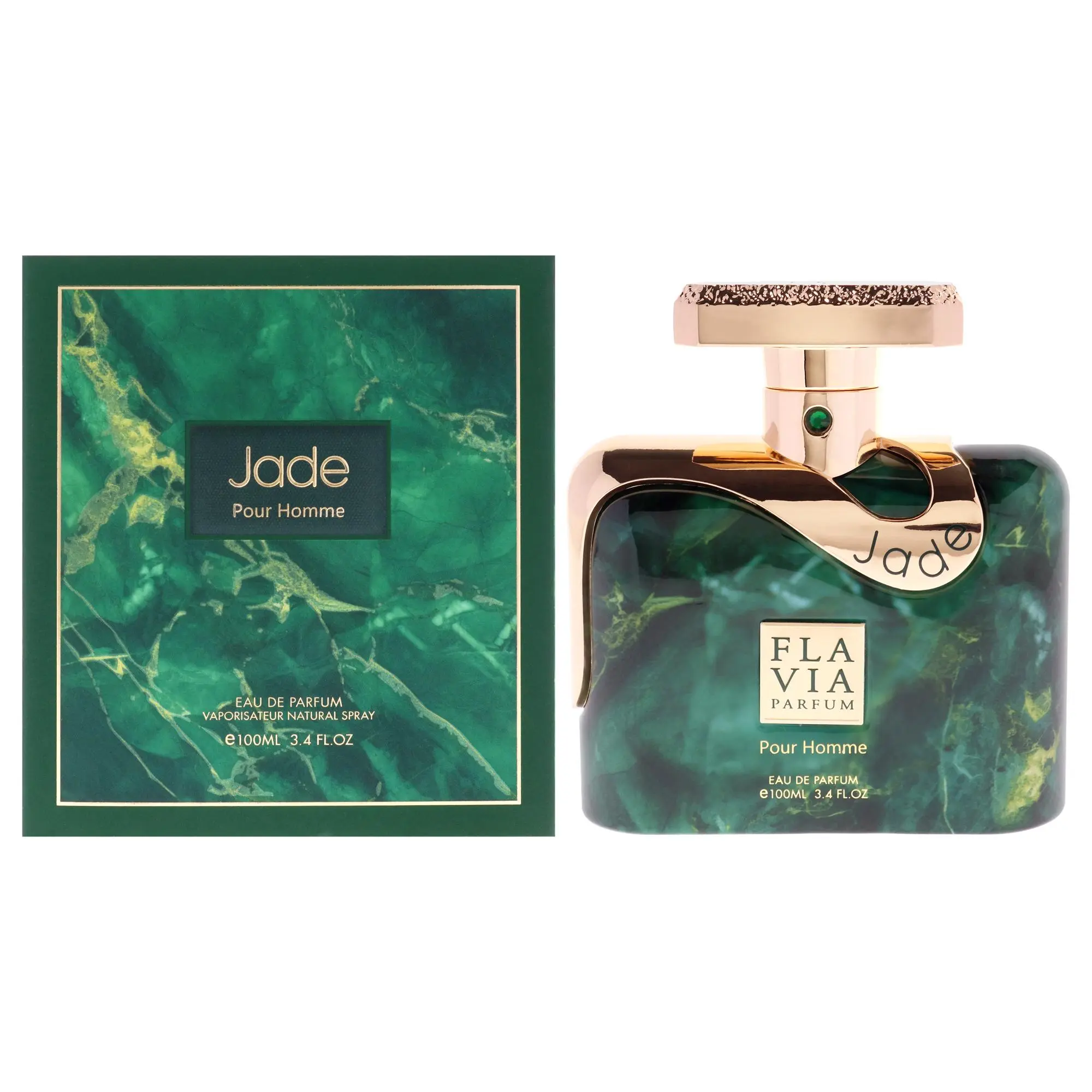 Flavia Jade Eau de Parfum Spray for Men, 3.4 oz
