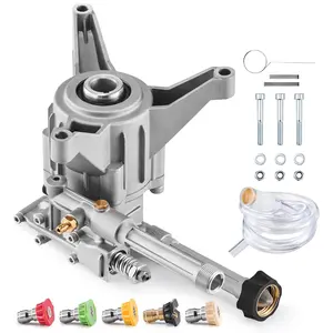 VEVOR Pressure Washer Pump, 7/8" Shaft Vertical, 3100 PSI, 2.5GPM, Replacement Power Washer Pumps Kit with 5 Nozzles, Compatible with Briggs & Stratton, Generac, Devilbiss, Troy Bilt, Honda, Craftsma