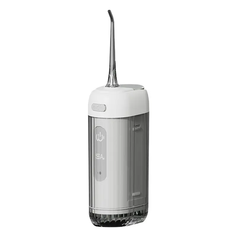 Portable Oral Irrigator Travel Water Dental Flosser with 4 Modes 200ml Expandable Water Tank IPX7 Waterproof  Perfect for Braces,Bridges,Home&Travel Dental Care