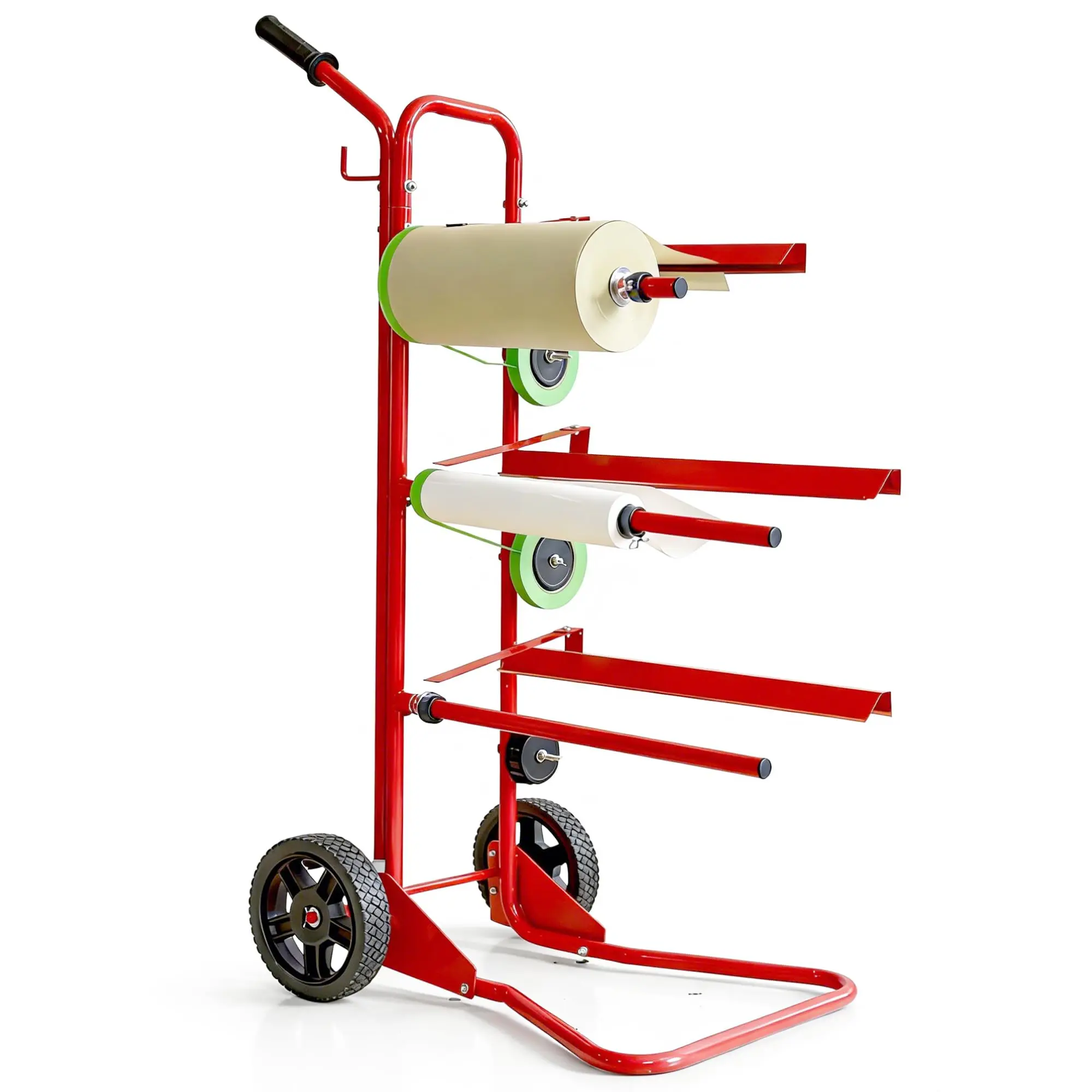 Portable Slimline Masking Paper Machine Dispenser - Multi-Roll Holding Stand, Office Paper Trimmer, Office Stationery Gadget