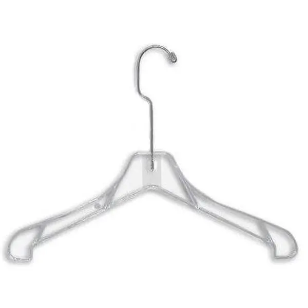 Heavyweight Clear Coat Hanger (Long Hook)