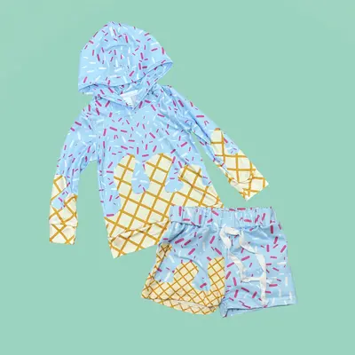 Ice Cream Hoodie and Shorts TikTok Shop