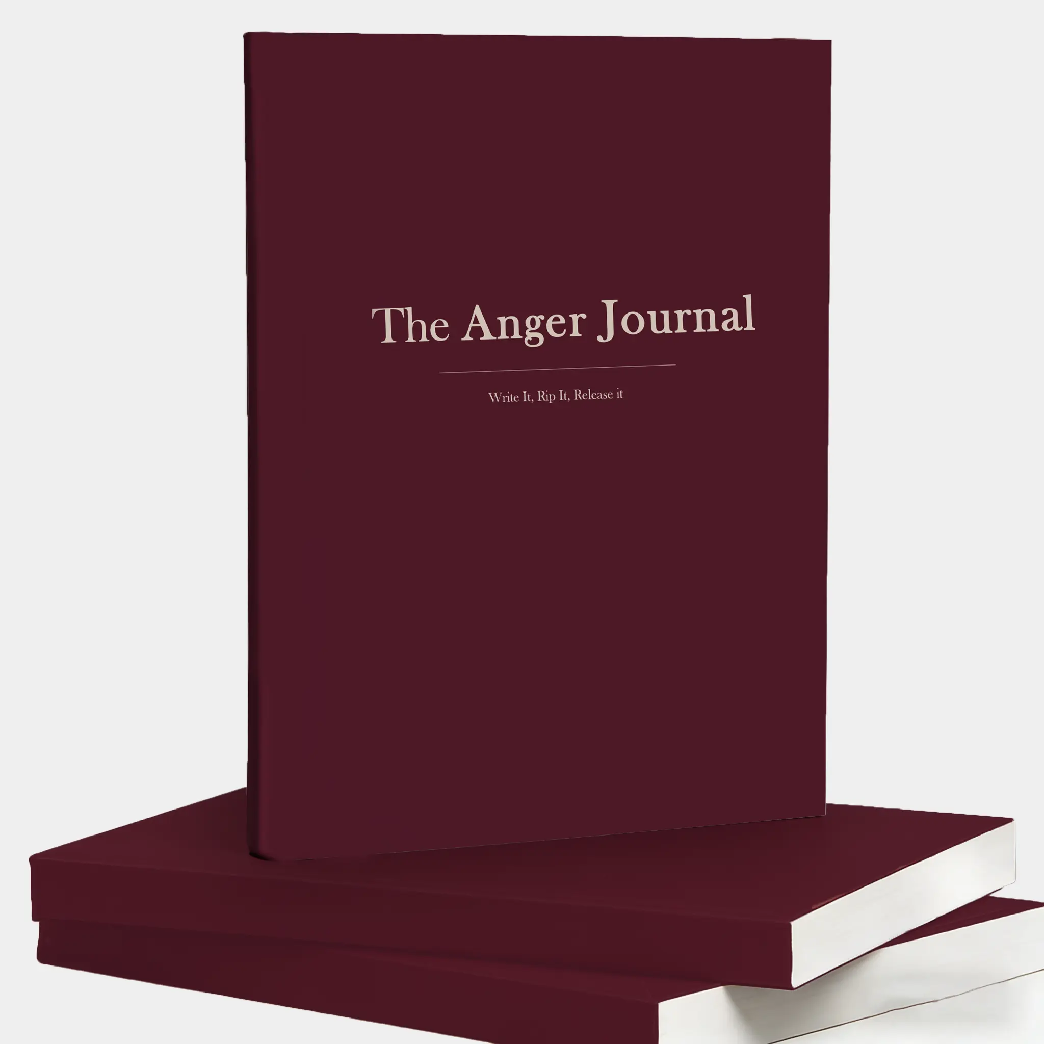 Guided Anger Management Journal Notebook - Write, Rip, Release, Scribble It - Mental Health, Emotional Relief Journaling Supplies for Office Stationery Needs, Anger Journal