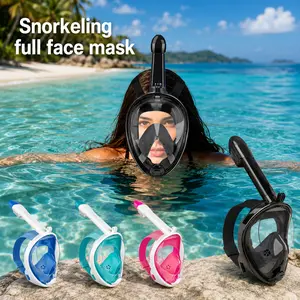 Second-generation direct-plug fully dry snorkeling regulator, full-face diving mask, swimming diving suit, and goggle.